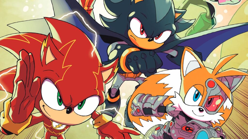 Here's a first look at Sonic as The Flash in Sega's DC Comics crossover