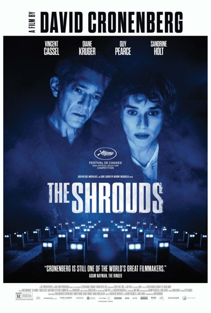 New Poster for ‘The Shrouds;’ David Cronenberg to Appear at NYC Screenings in April