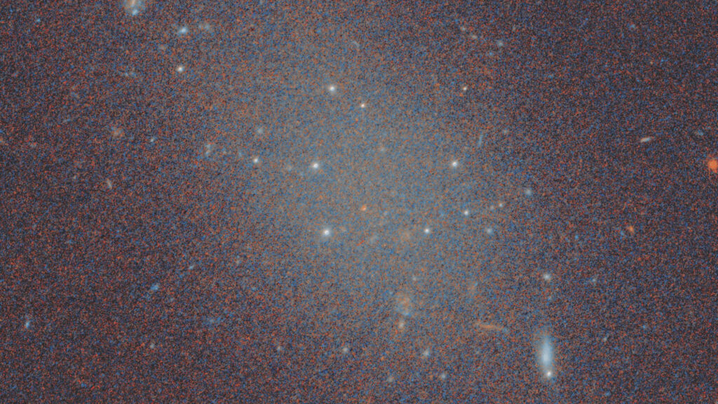 Ghostly galaxy without dark matter baffles astronomers