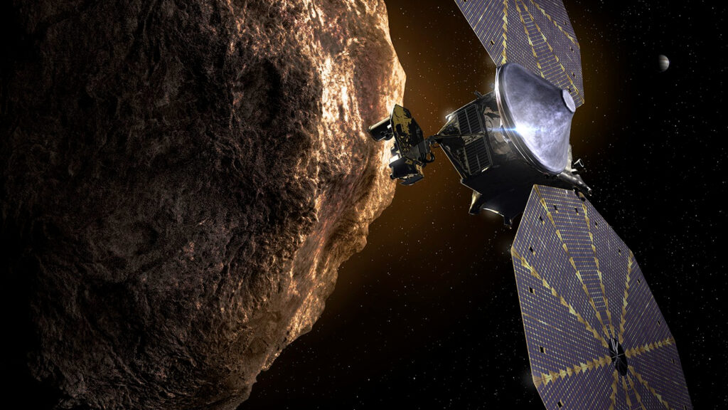 NASA's Lucy probe will fly by the asteroid Donaldjohanson on Easter Sunday