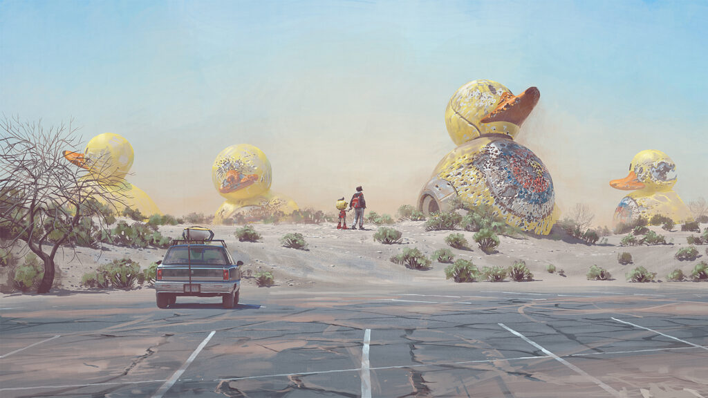 5 Simon Stålenhag art books to check out after you've watched 'The Electric State' on Netflix