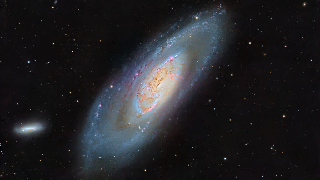 Amateur astrophotographer captures a stunning galaxy 24 million light-years from Earth (photo)