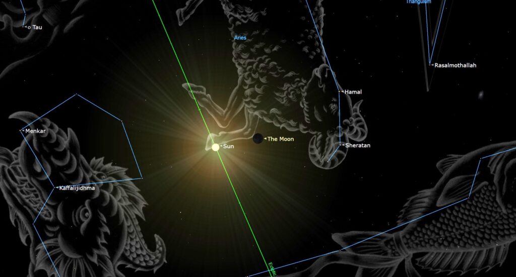 New moon of April 2025 sees Venus and Saturn join up in the sky this weekend