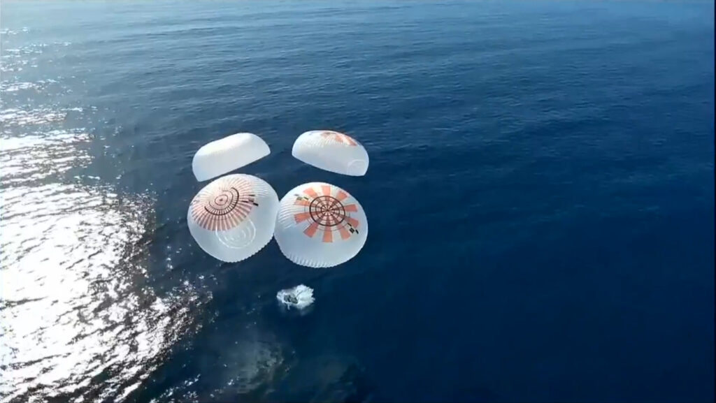 SpaceX's private Fram2 astronauts splash down on Earth, ending historic polar orbit expedition