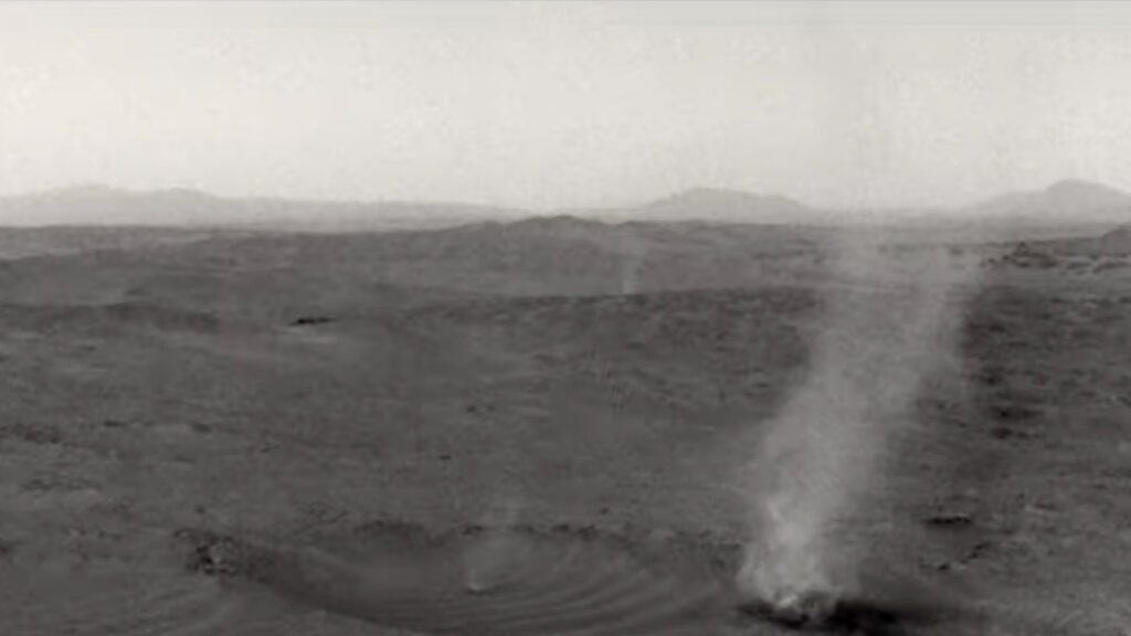 NASA's Perseverance rover watches as 2 Mars dust devils merge into 1 (video)