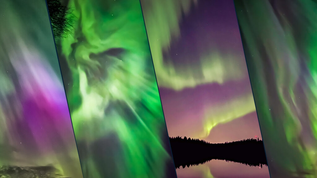 Rare 'cannibal' solar eruption sparks severe geomagnetic storm, triggers stunning auroras (photos)