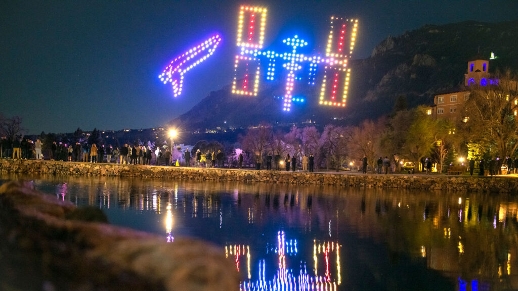 That's no space station, it's a student-led drone show: Space photo of the day