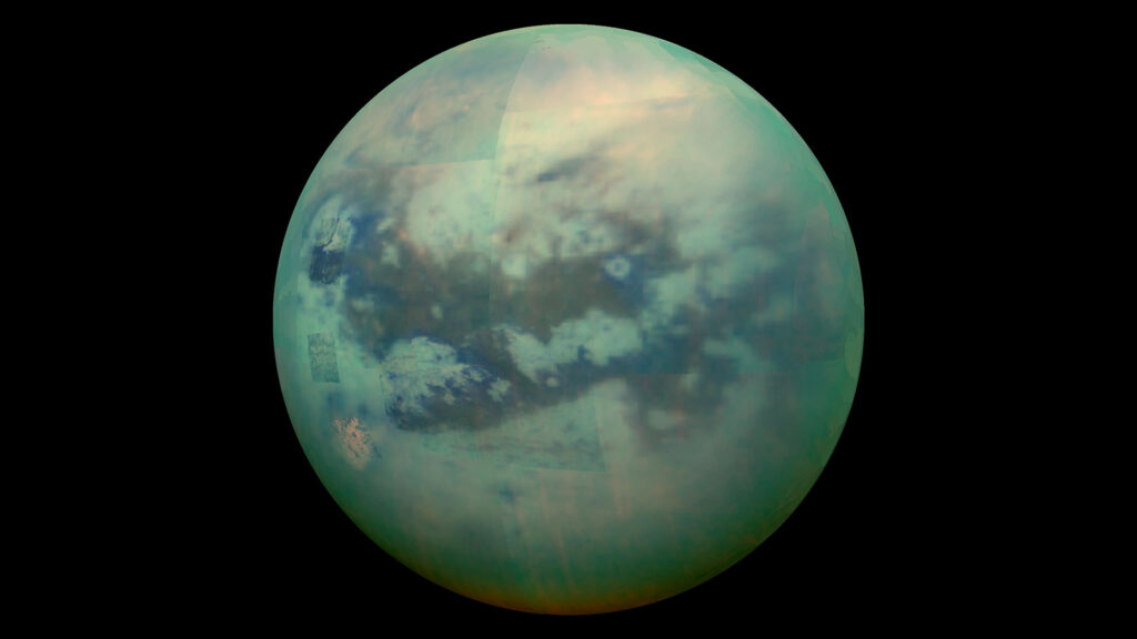 There's liquid on Titan, Saturn's largest moon. But something's missing and scientists are confused