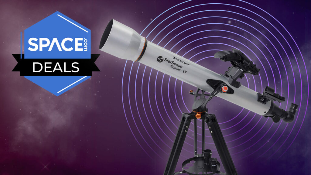 Save a massive 30% on the Celestron StarSense Explorer LT 80AZ, a top-tier beginner telescope
