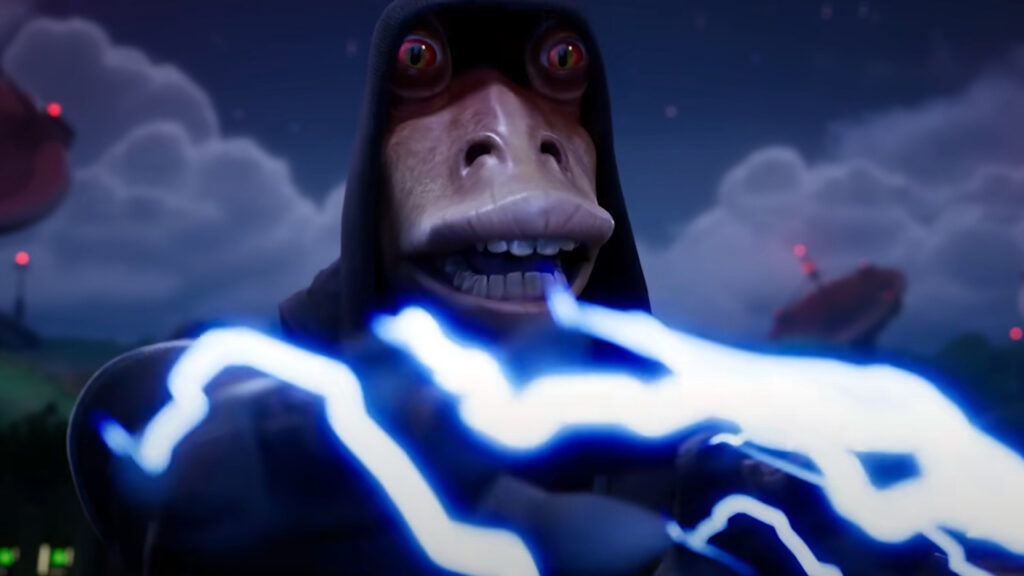 Yousa in big doo-doo now, as Darth Jar Jar makes his way to Fortnite in the new Star Wars collaboration (video)