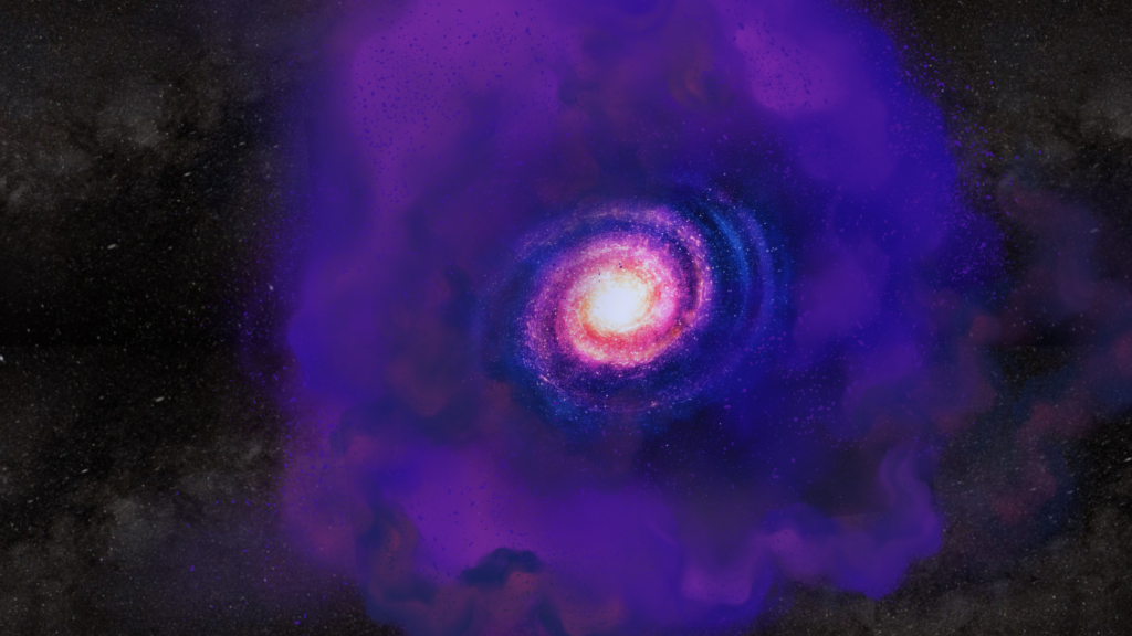 Some dark matter haloes could roll through the universe like hollow cosmic Easter Eggs