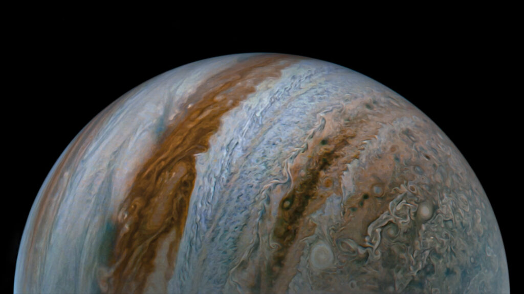 Major storms on Jupiter can leave a fingerprint in the planet's atmosphere