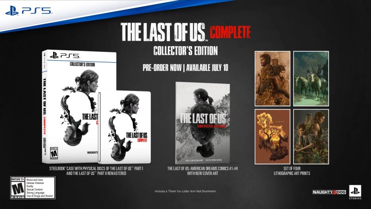 ‘The Last of Us Complete’ Digital Edition Now Available; Limited Collector’s Edition Coming July 10 [Trailer]