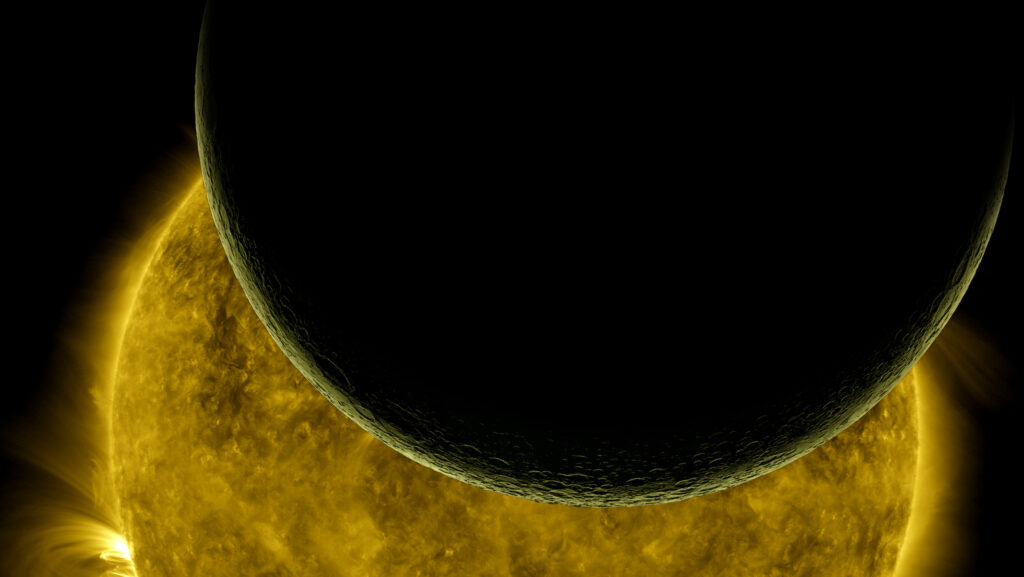 The sun might be spitting out particles that create water on the moon