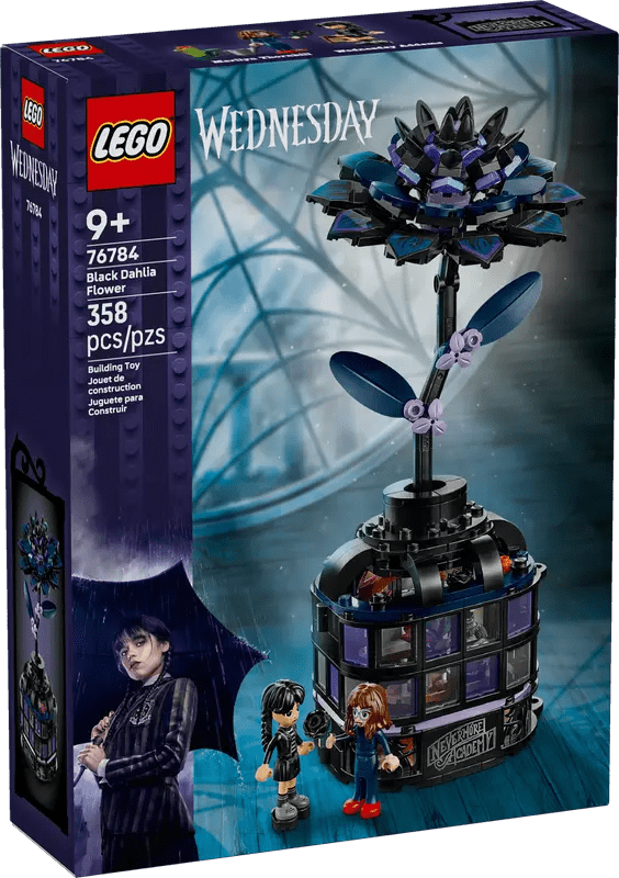 LEGO Unveils New ‘Wednesday’ Black Dahlia Flower Set Releasing in August