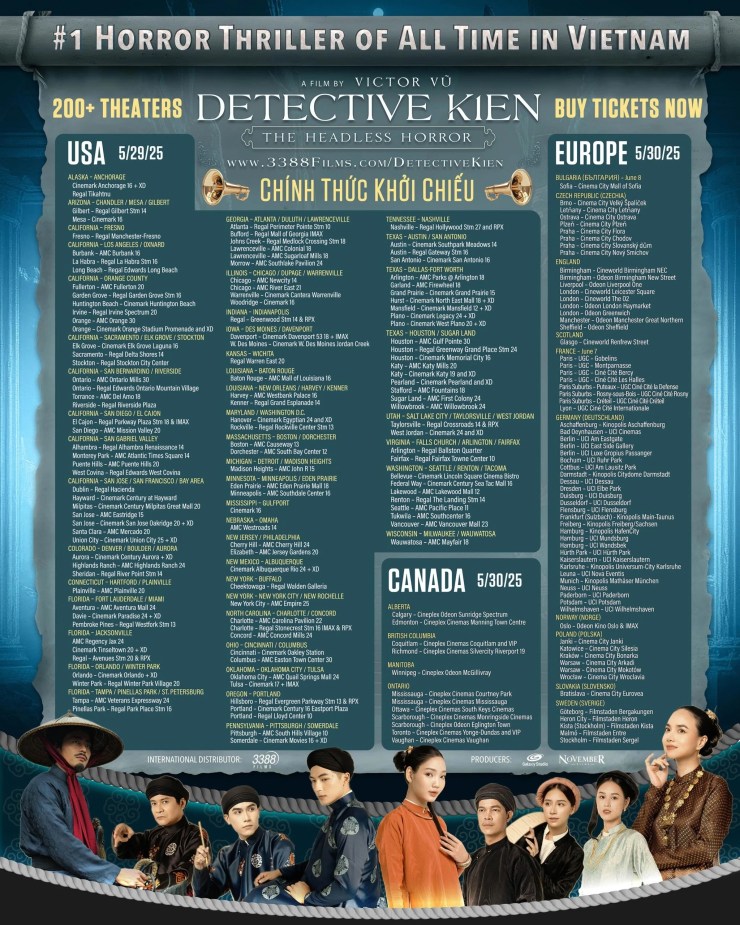 ‘Detective Kien: The Headless Horror’ – Hit Vietnamese Horror Movie Comes to U.S. Theaters This Weekend