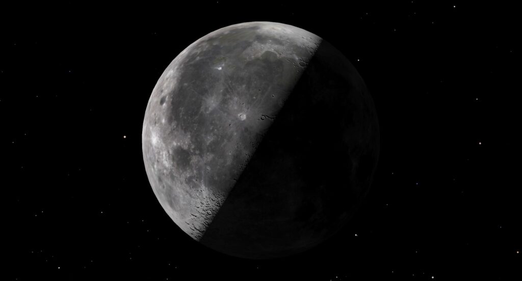 The moon reaches its half-lit final quarter phase this week: Here's what to expect