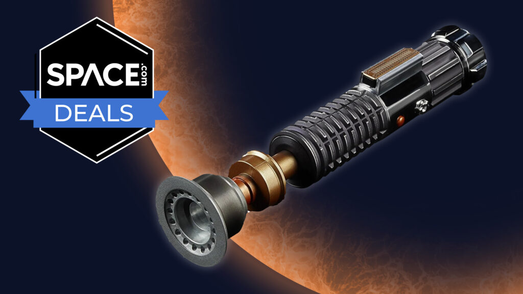 Save 14% on Obi-Wan's Dark Series Force FX lightsaber, now at its lowest price this year