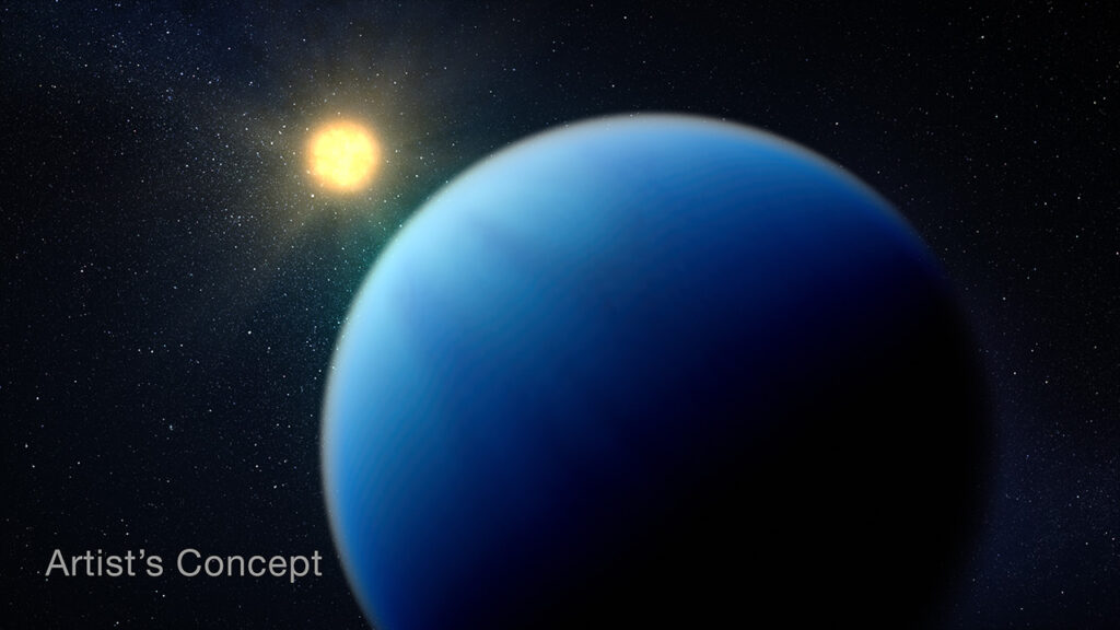 James Webb Space Telescope finds water in the air of exotic 'sub-Neptune' exoplanet