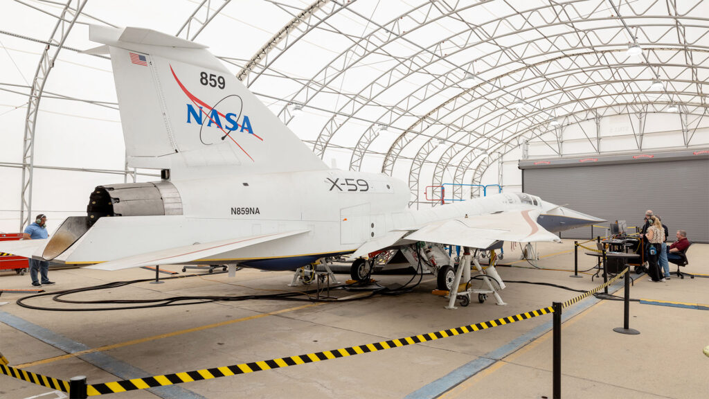 NASA's X-59 jet takes 'flight' without leaving the ground | Space photo of the day for May 20, 2025