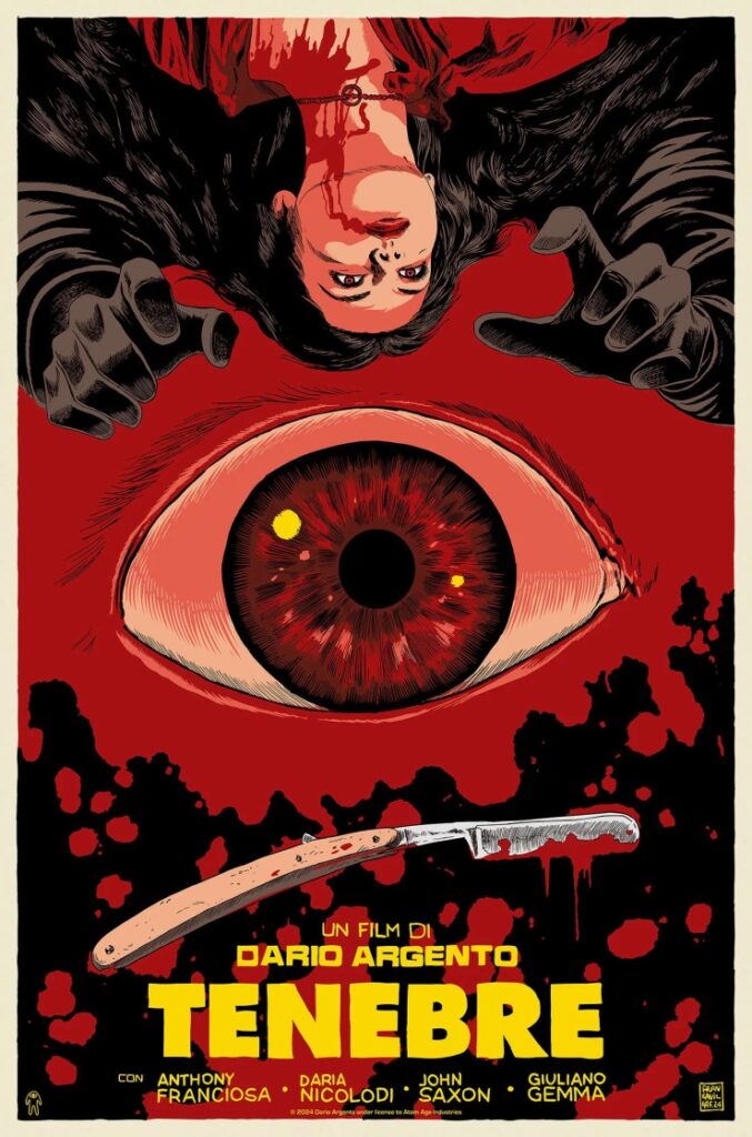 Dario Argento’s ‘Tenebre’ Screen Prints by Francesco Francavilla on Sale Tomorrow at Mutant