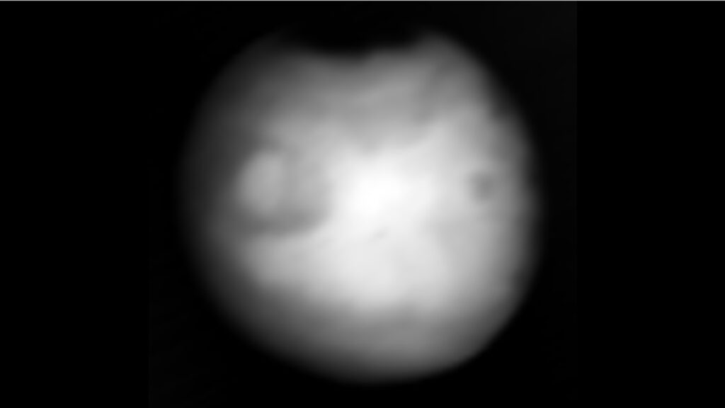 NASA's Europa Clipper probe snaps ghostly thermal portrait of Mars en route to Jupiter