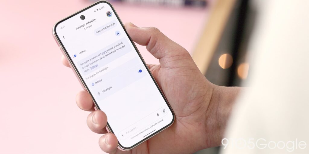 Gemini app rolling out Scheduled Actions on Android 