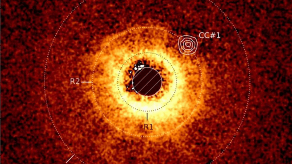 The James Webb Space Telescope has discovered its 1st exoplanet and snapped its picture (image)