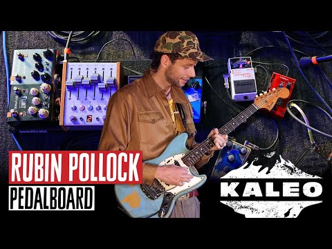 KALEO Pedalboard for Guitarist Rubin Pollock on Mixed Emotions 2025 Tour