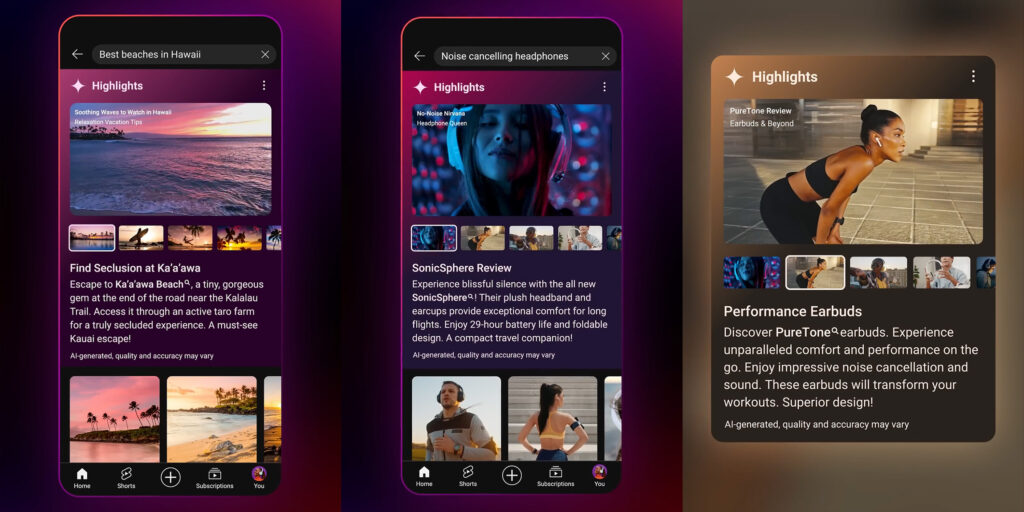 YouTube is testing full-screen AI overviews in video search results [Video]