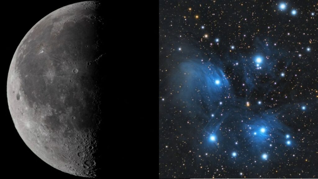 Don't miss the moon rendezvous with the Pleiades in the early morning sky Aug. 16–17