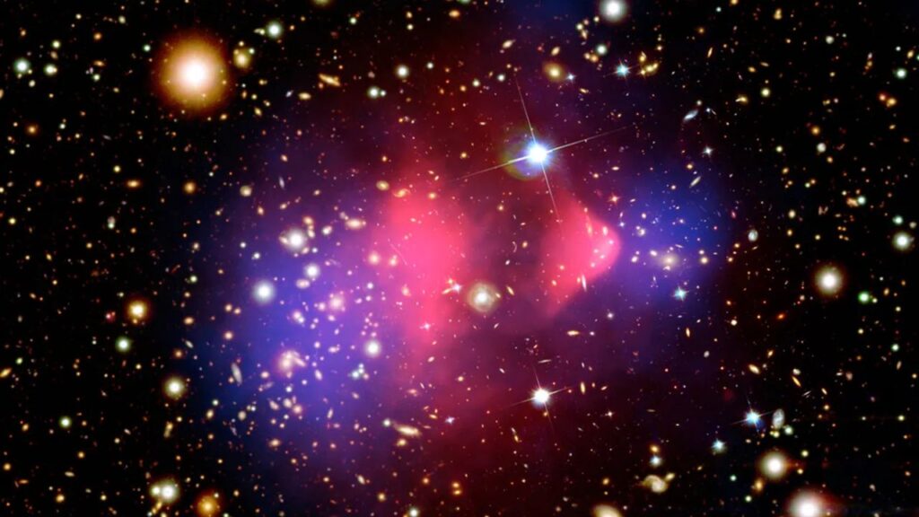 Not-so-dark matter? Mysterious substance might leave red and blue 'fingerprints' on light