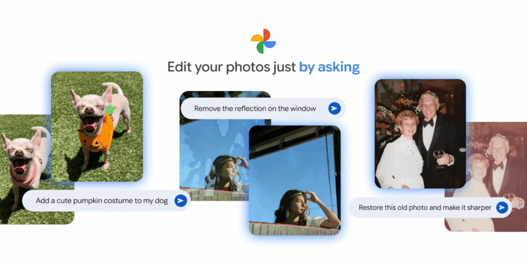 Google Photos’ conversational editing is now available for most US-based Android users