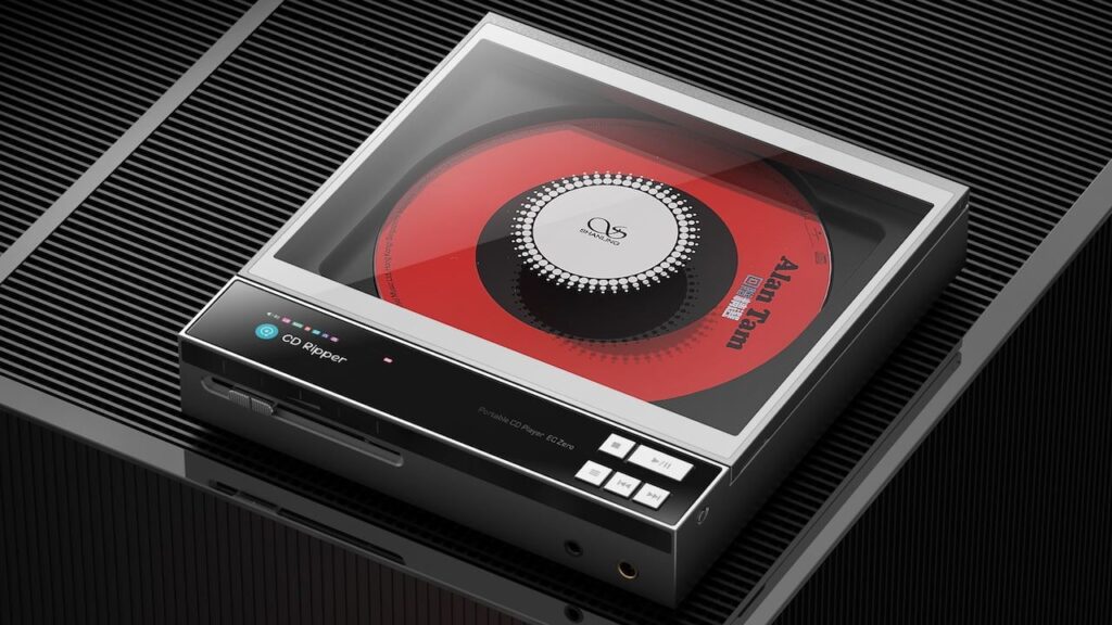 This super-cool portable CD player has aptX for high-quality wireless listening – and works as a Hi-Res Audio DAC over USB-C as a bonus
