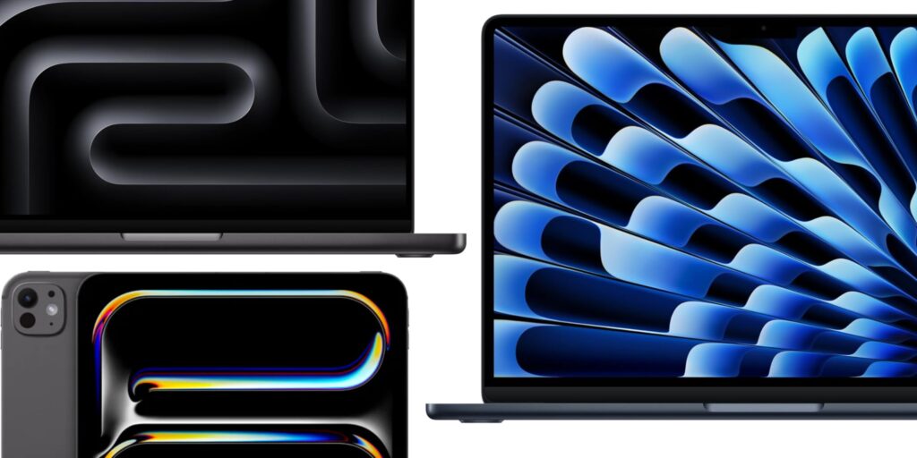 Deals: iPad Pro $400 off, M4 MacBook Air from $749 or M3 model up to $600 off, M5 MacBook Pro, more