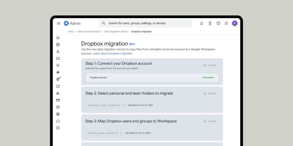 Google Drive’s new enterprise migration tool gives Dropbox users an easy out