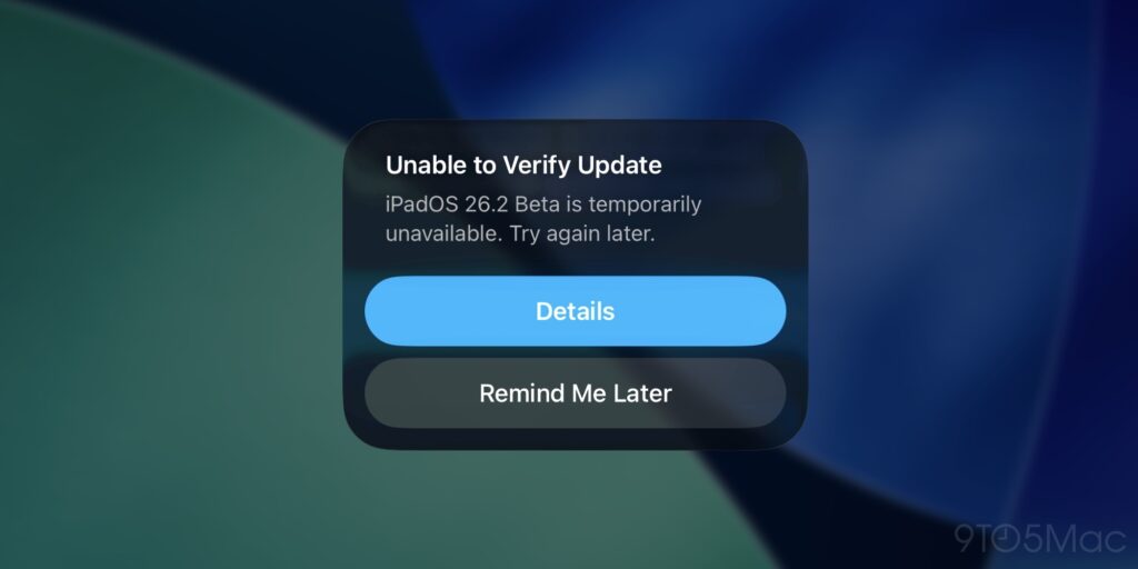 Apple blocks iOS 26.2 and iPadOS 26.2 beta installs on devices with the C1 modem