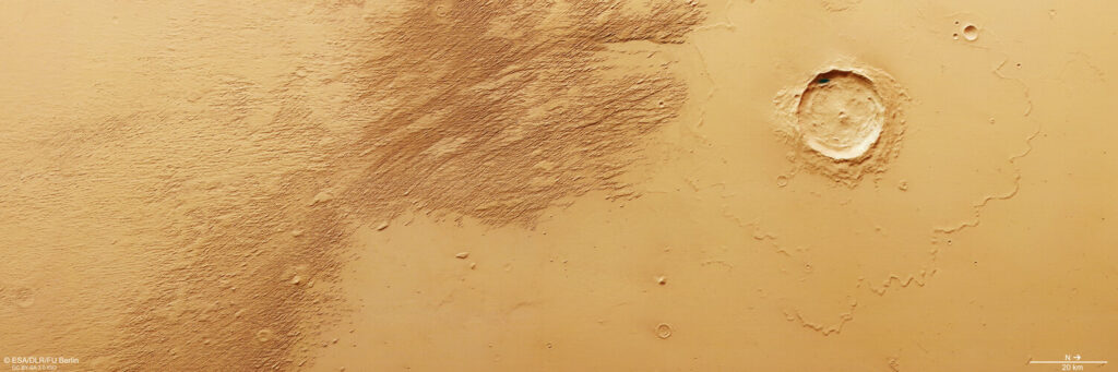 Sandblasting on Mars